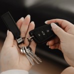 Loop Keychain | Black Loop Keychain | Black